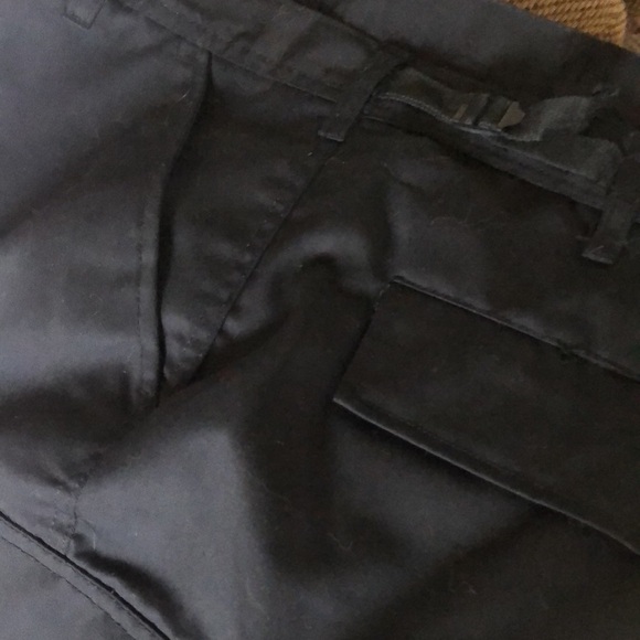 National patrol Black security pants 35 to 39” Cargo cinched ankle pockets nice - Picture 4 of 13